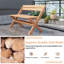 Banc pliable en bois de teck rouge de Lashari Indonésie Red Barrel Studio®