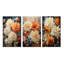 «Chrysanthemums Autumn Collage», 3 pièces sur toile-938386738-938386732