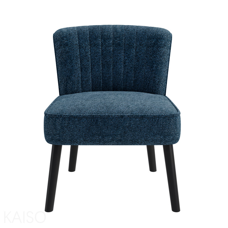 Chaise en bleu marine, Navy Blue Boucle