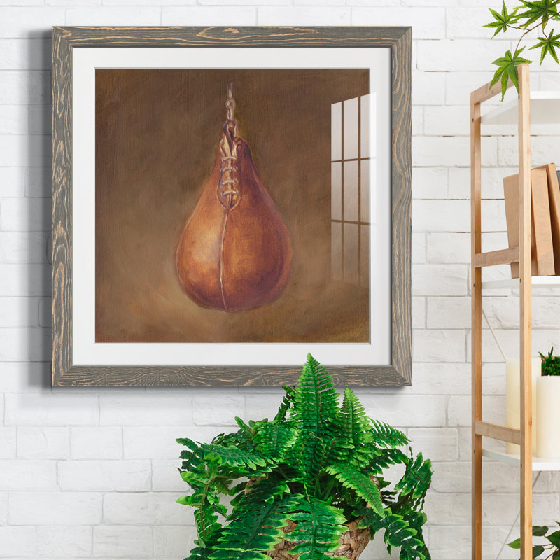 «Rustic Sports II», reproduction encadrée de qualité supérieure - prête à être accrochée, H 17 po x l 17 po x P 1,5 po, Blanc
