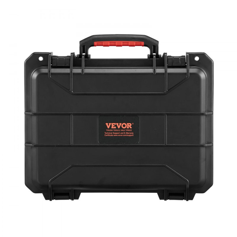 0.56 Cu.ft Weatherproof Hard Case with Handle Clips Padlock Holes PU Foam