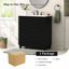 Meuble-lavabo cannelé de 76 cm avec lavabo en céramique et tiroir compartimenté-908591435