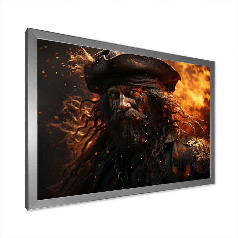 «Pirates Fired Vengeance», impressions sur toile, Cadre photo argenté, H 16 po x l 32 po x P 1 po