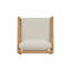 Fauteuil club d'extérieur en bois d'acacia (ensemble de 2)