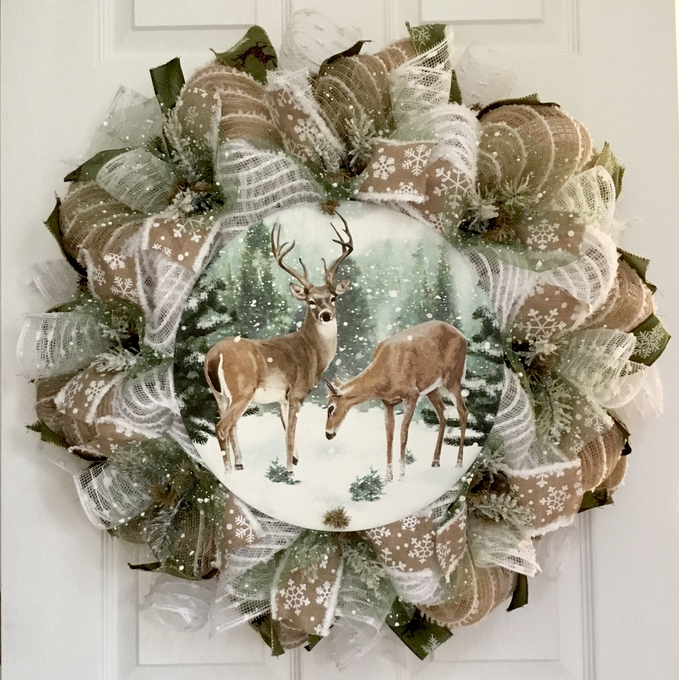 Reindeer Wreath Stand