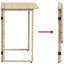 Folding Garden Table 90X51x75 Cm Poly Rattan-1585067372