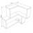 Aries Solid Wood Geometric Wall Shelf