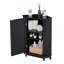 Armoire de salle de bain Armoire de rangement de coin triangulaire avec tablette ajustable-1325598347