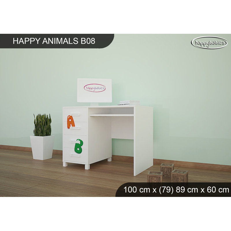 100cm Writing Desk, White