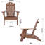 Chaise Adirondack en polystyrène durable pour la détente-379171508