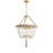 Tessica 3 - Light Metal / Rope Dimmable Drum Chandelier