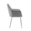 Centanne Fabric Dining Chairs with Chrome Legs-217170675
