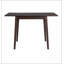 Table de salle à manger extensible de 29 à 45 po pour 4 personnes, table de cuisine pliante avec pieds en bois d'hévéa