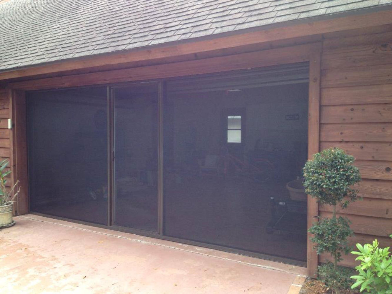 Lifestyle Screens The Most Versatile Garage Screen 12'W x 10'H Garage