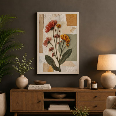 Carnation Study Botanical - Wrapped Canvas
