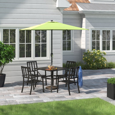 Parasol carré en polyester 78 po Marla