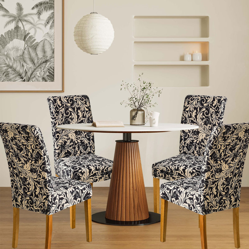 Housses extensibles pour chaise, housses de chaise de salle à manger, protecteurs de chaise, ensemble de 6