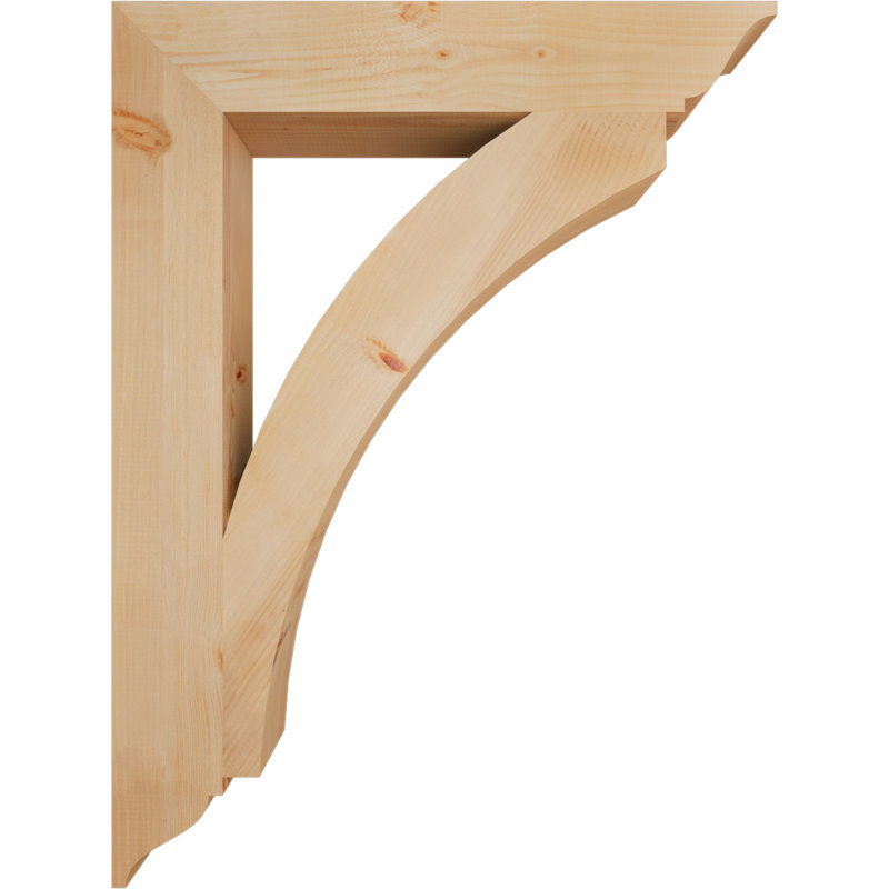 Support traditionnel Thorton, H 48 po x l 5,5 po x P 36 po, Douglas (lisse)