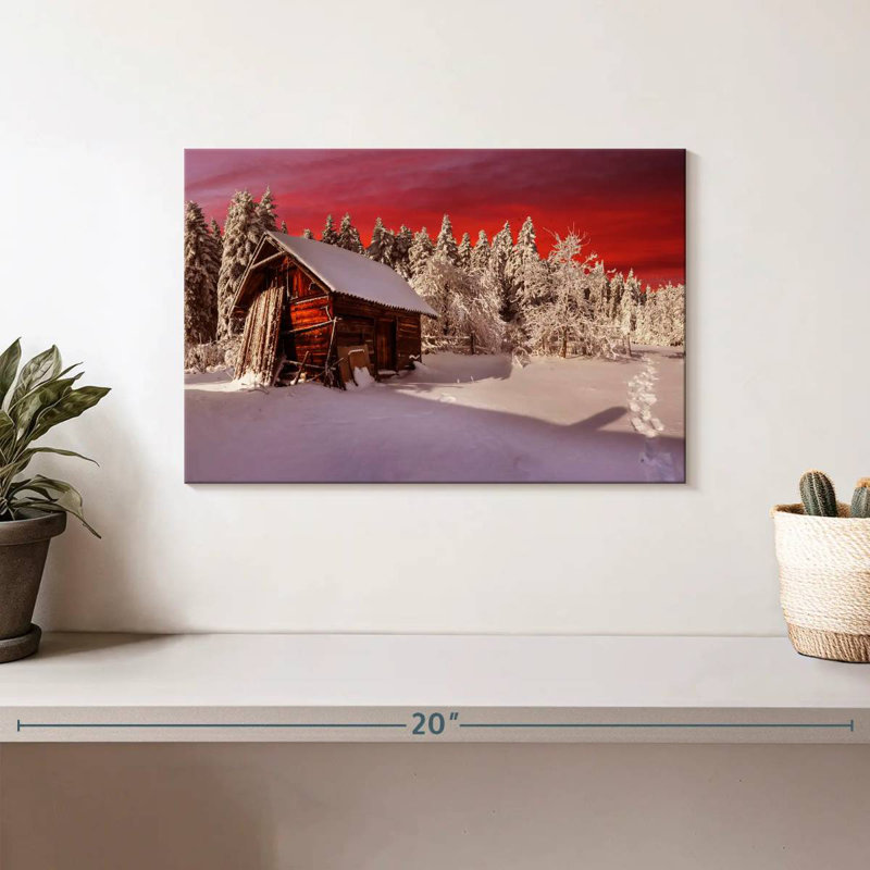 Lilie rustique chalet d'hiver, H 8 po x l 12 po