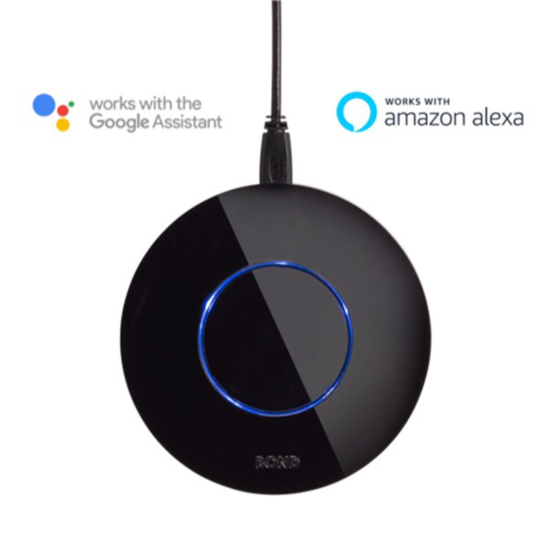 Black Wireless Smart Home Control Module