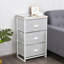 Valeriane 45cm W Metal Bedside Table