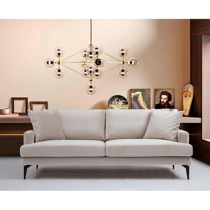 Buckner 3 Seater Sofa, Beige