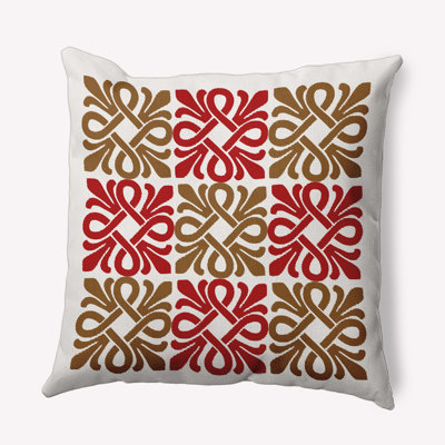 Tropical Resort Outdoor Reversible Throw Pillow