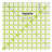 Omnigrip 10-1/2" x 10-1/2" Non-Slip Square Quilting Ruler