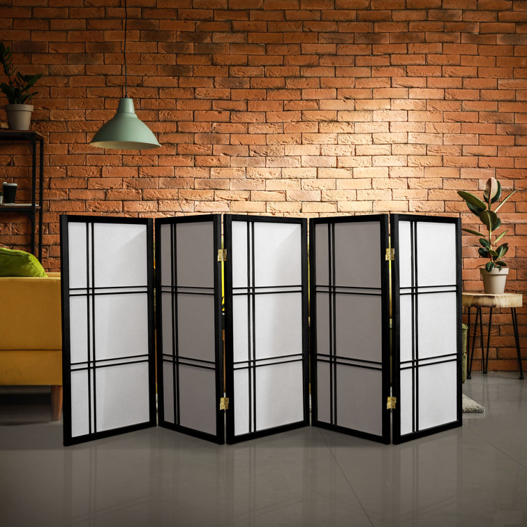 Aazon.co: 3 Ft. Short Window Pane Shoji Screen - Black - 3 Panels