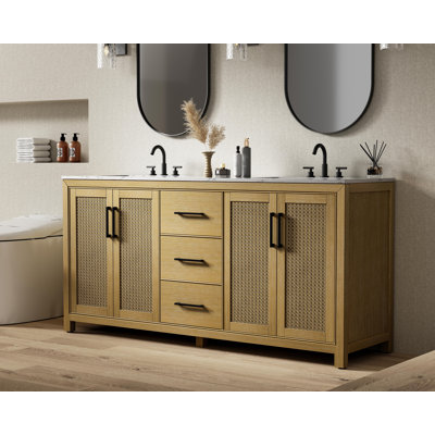 Meuble-lavabo double 72 po