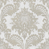 Damask Metallic Wallpaper Double Roll
