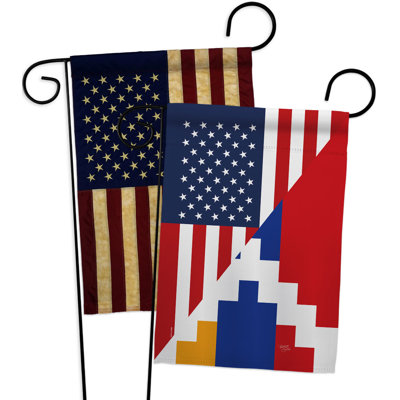 Double Sided 18.5'' H x 13'' W Polyester Garden Flag