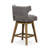 Sibanye Swivel Upholstered Counter Stool with Solid Wood Frame-1733280209