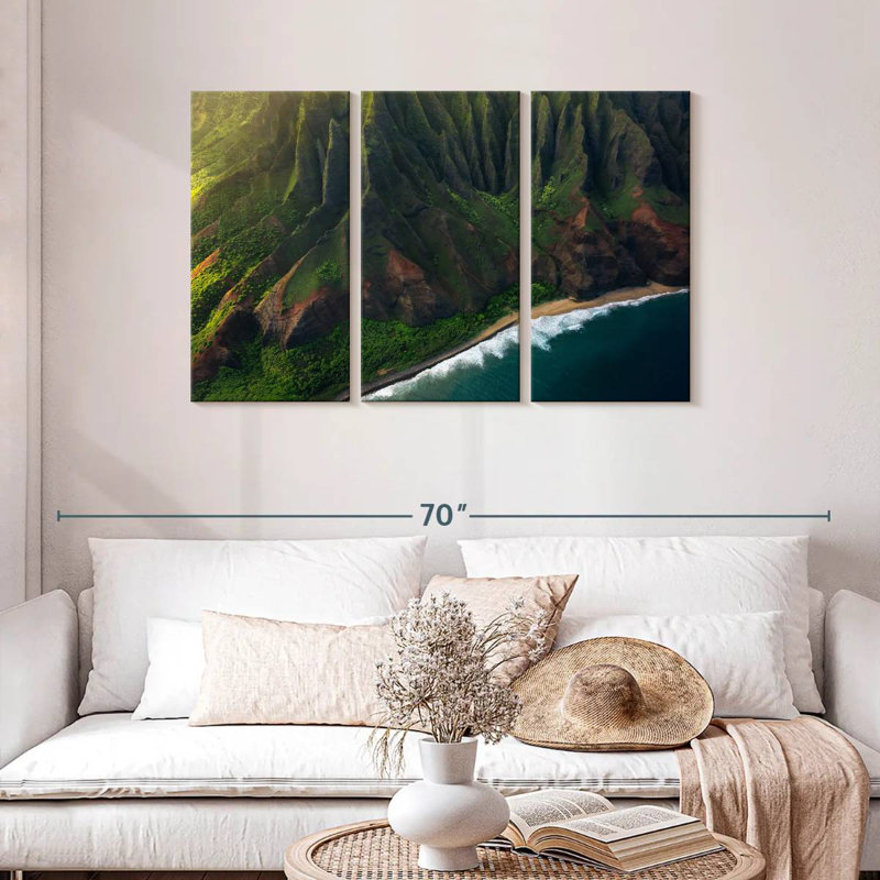 Gillard Kauai Na Pali Coast, H 28 po x l 45 po