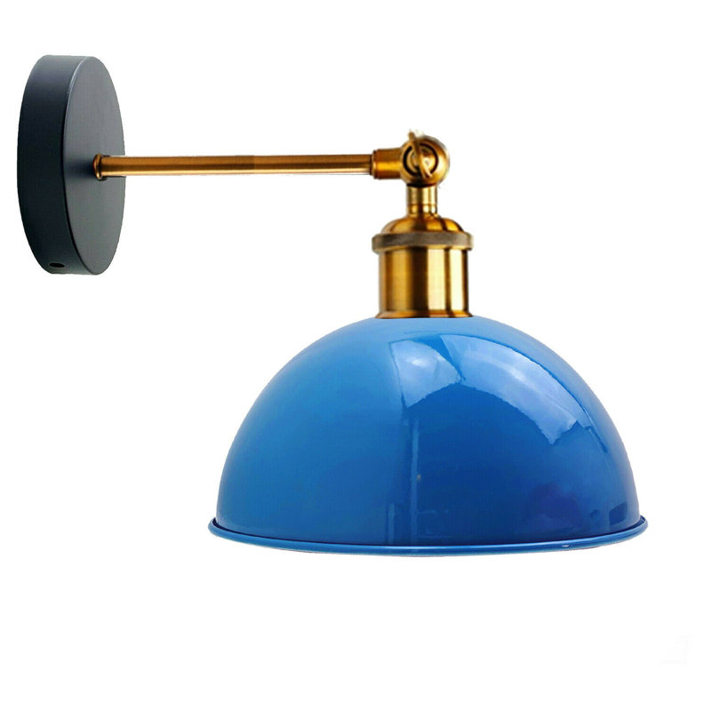 Winland Armed Sconce, Blue