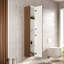 Eviva Joy 12 In. W X 10 In. D Maple Wall-Mounted Linen Cabinet-744511169
