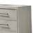 Simone Wide Dresser, 6 Drawer And Block Feet, Antique White Wood