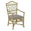 Chippendale Upholstered Arm Chair-1252848228-1307565619