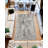 Modern Abstract 5X7 Area Rug Transitional Carpet Shiny Vibrant High Low Pile Rug For Living Room-1657817429