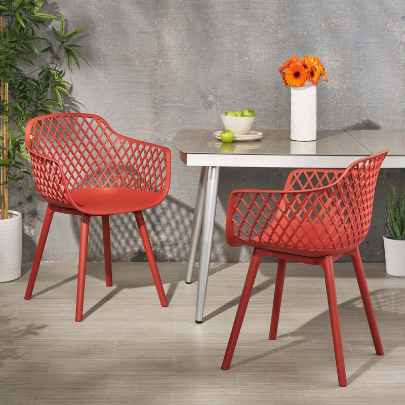 Chaise moderne coquelicot, Rouge