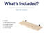 Chunky Shelf Kit, 'L' Metal Bracket, Pre-Sanded or Waxed-736223572-736223573