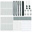 Vidaxl Hexagon Fence Steel-114621925-114621924