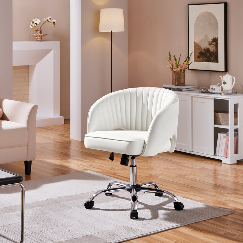 Fauteuil de bureau Eggers, Blanc