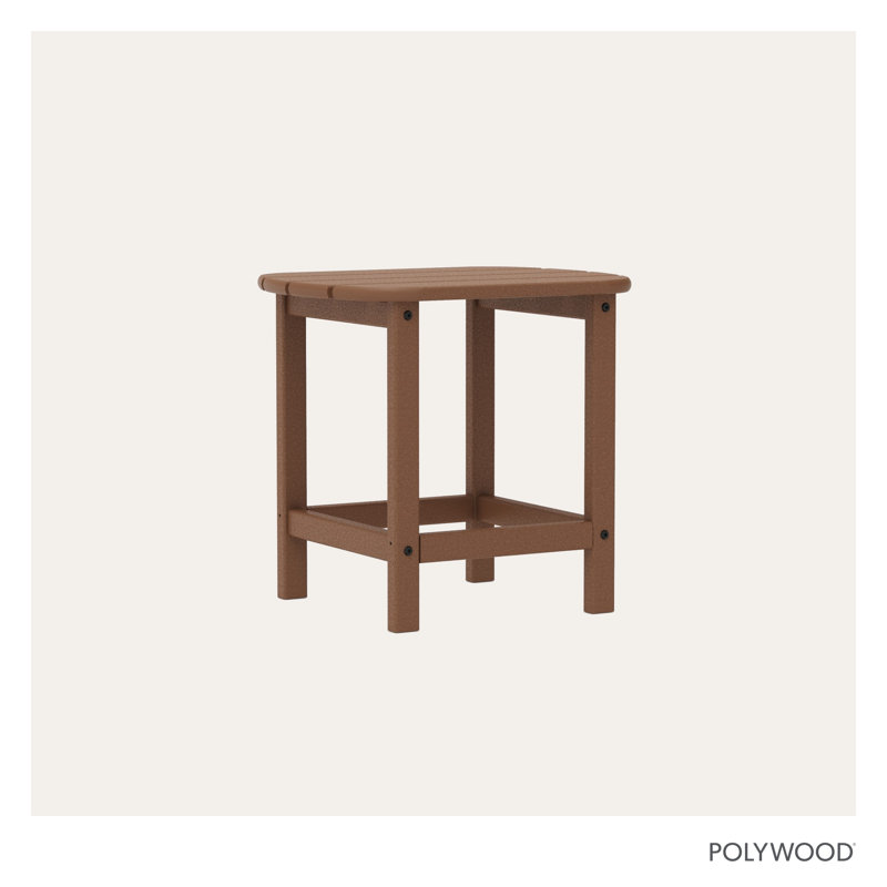 Table d'appoint POLYWOOD South Beach 18 ", Teck