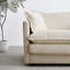 3 pièces pour la vie - canapé en chenille beige surdimensionné et confortable 2X 2 places et 1X structure et éponge canapés Opulence
