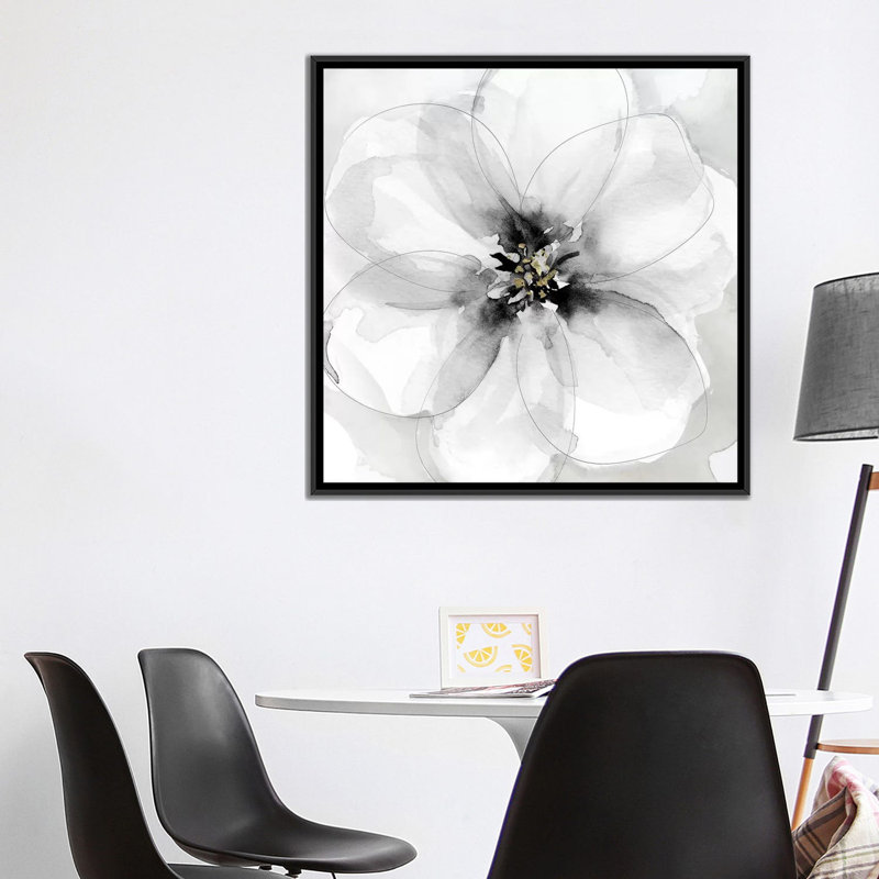 «Bold Beginnings II» par Carol Robinson - reproduction imprimée, Pas de tapis, Toile avec cadre noir