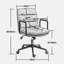 Chaise de bureau Mid-Century ergonomique avec hauteur réglable, fonctions pivotantes et roulantes, tissu respirant pour le confort du bureau à domicile-118088639