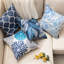 Housse de coussin décoratif à motif géométrique de 20 po Leaf-130483413-130483418