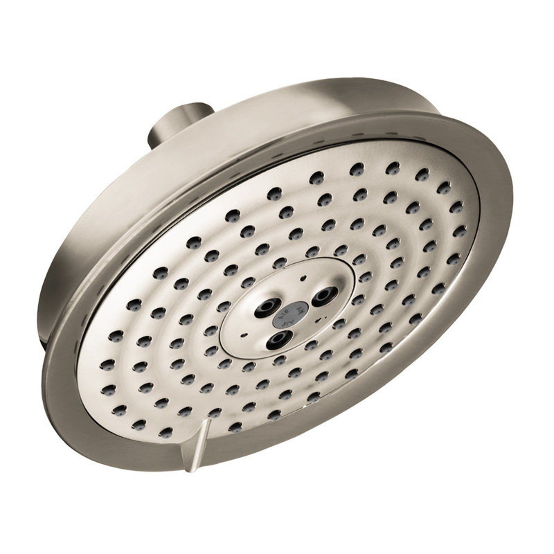 Raindance C 150 Multi Function Rain Shower Head, Brushed Nickel