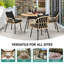 Ensemble de salle à manger d'extérieur 5 pièces Bay Isle Home ™